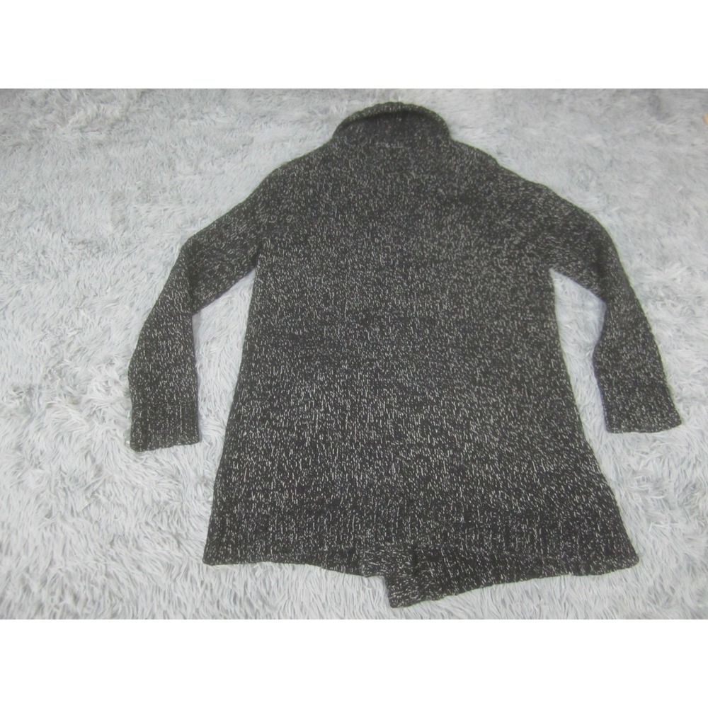 Eddie Bauer Sweater Womens Large Gray Open Front Knit Lounge Cardigan Pockets - Picture 6 of 9